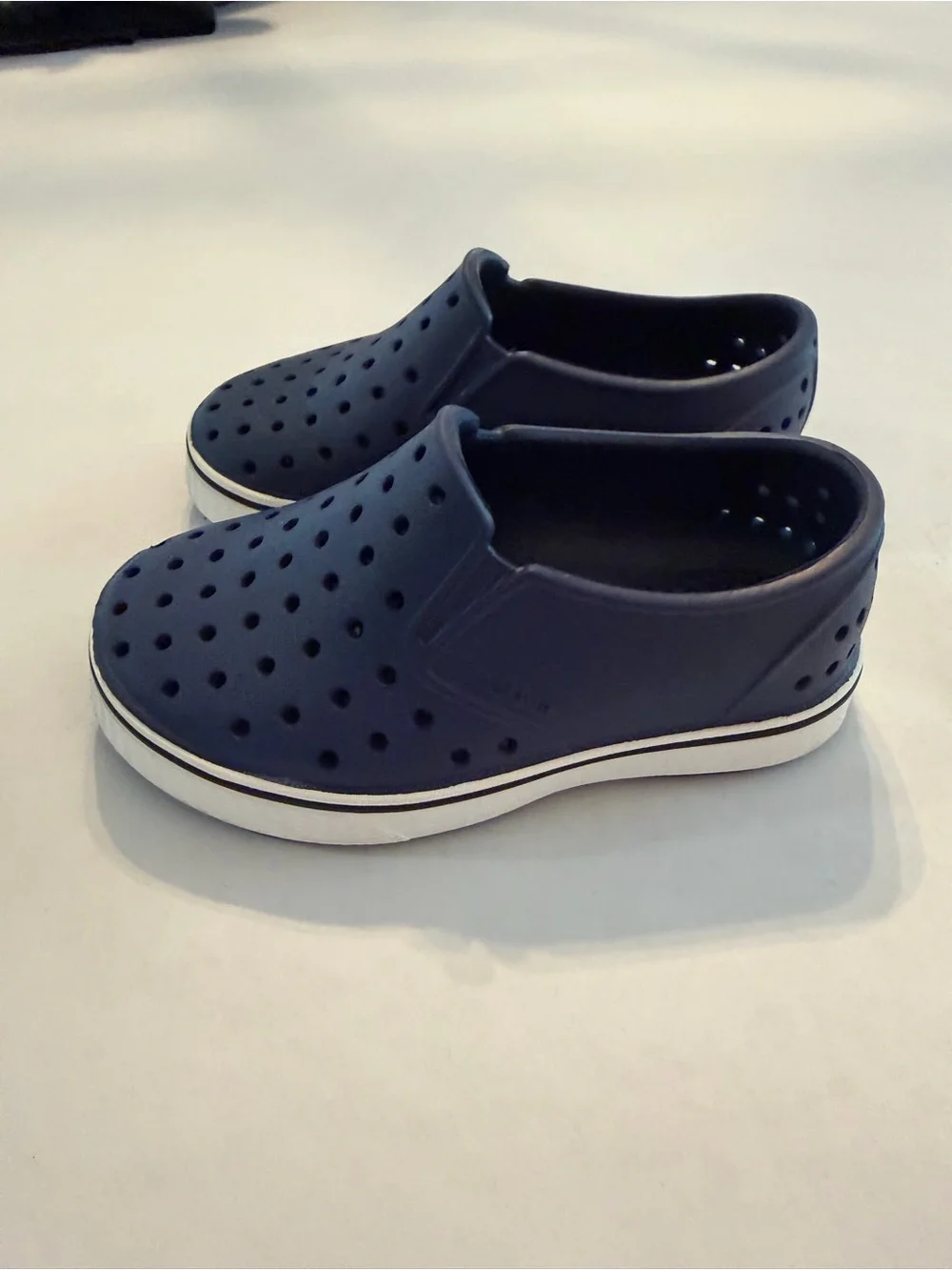 Native Kids Navy Slip-On Perforated Water Shoe
